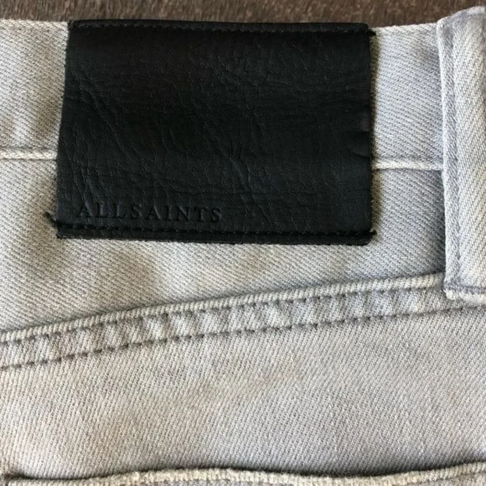 AllSaints Cigarette Skinny Jeans Gray - Picture 8 of 13